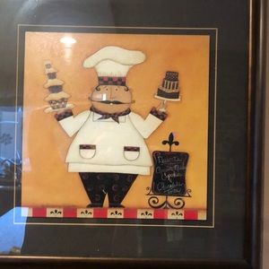 Pic of chef with cakes